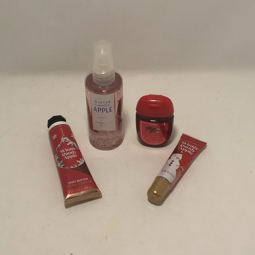 Winter Candy Apple Scented Lot of 4 items